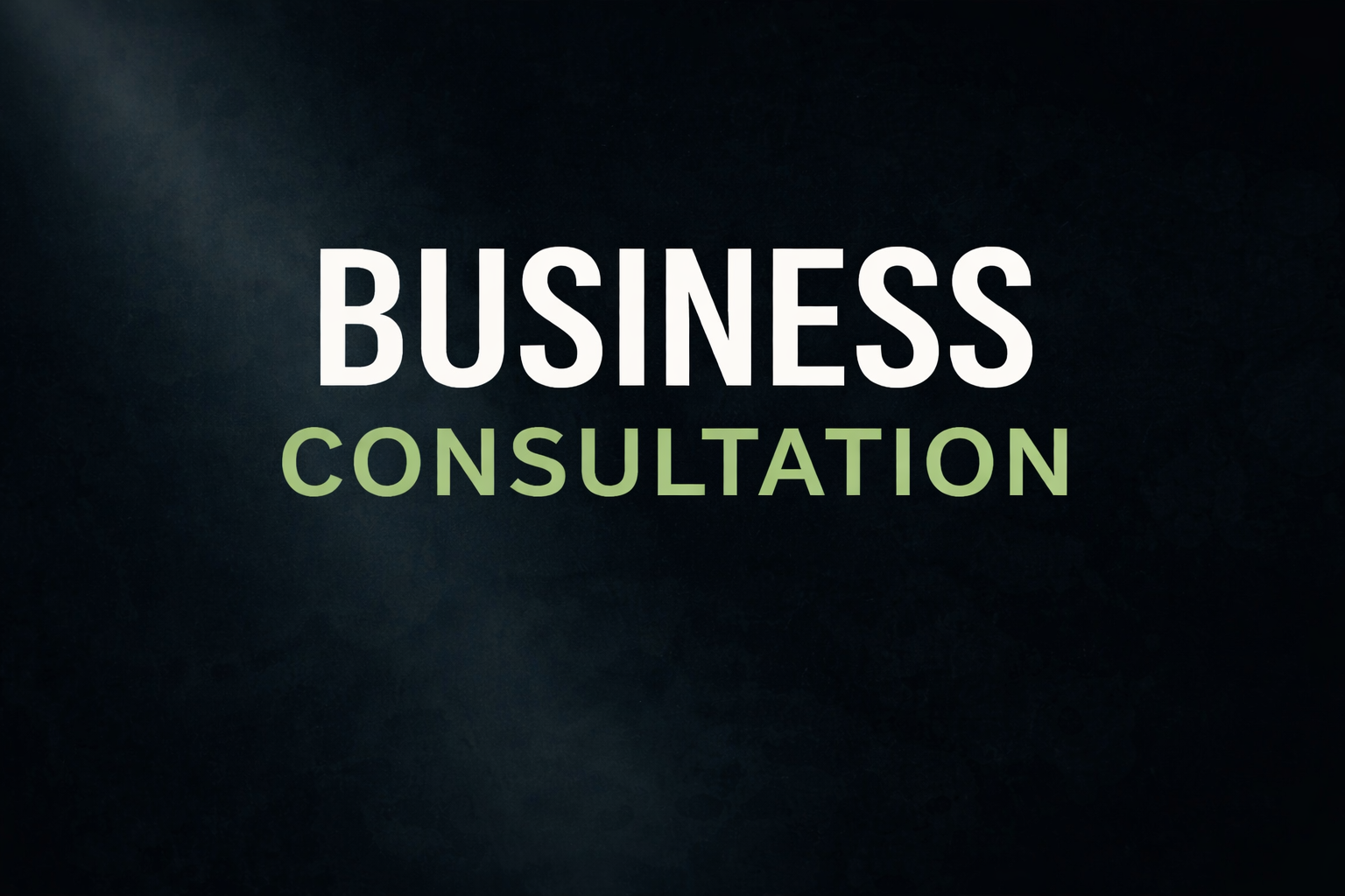 Business Consultation
